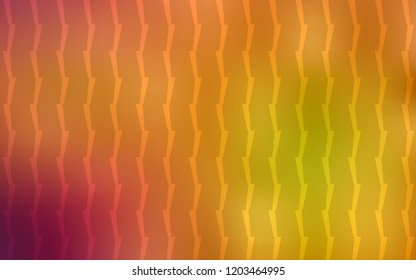 Light Red, Yellow vector background with straight lines. Blurred decorative design in simple style with lines. Pattern for ads, posters, banners.