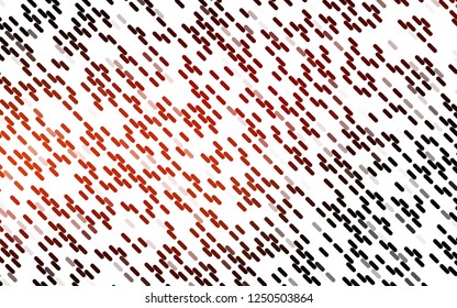 Light Red, Yellow vector background with straight lines. Blurred decorative design in simple style with lines. Pattern for ads, posters, banners.