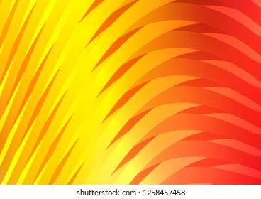 Light Red, Yellow vector background with straight lines. Decorative shining illustration with lines on abstract template. Smart design for your business advert.