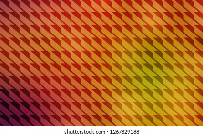 Light Red, Yellow vector background with straight lines. Blurred decorative design in simple style with lines. Smart design for your business advert.