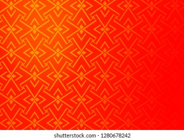 Light Red, Yellow vector background with straight lines. Modern geometrical abstract illustration with staves. Pattern for websites, landing pages.