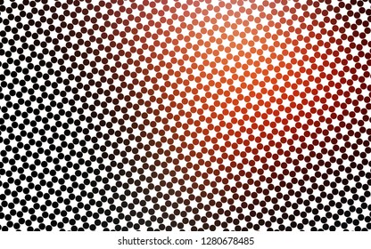 Light Red, Yellow vector background with bubbles. Beautiful colored illustration with blurred circles in nature style. Pattern of water, rain drops.