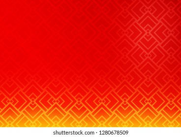 Light Red, Yellow vector background with straight lines. Blurred decorative design in simple style with lines. Pattern for ads, posters, banners.