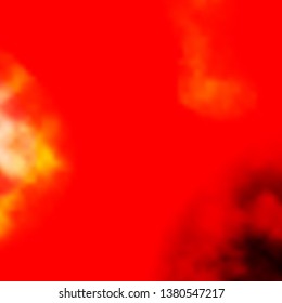 Light Red, Yellow vector background with clouds. Shining illustration with abstract gradient clouds. Template for landing pages.