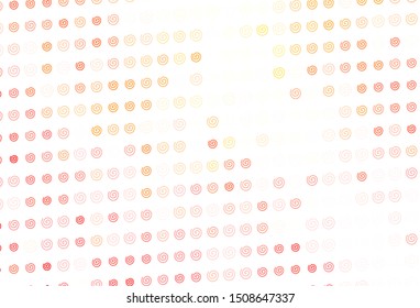 Light Red, Yellow vector background with lines. Geometric illustration in abstract style with gradient.  Pattern for your business design.