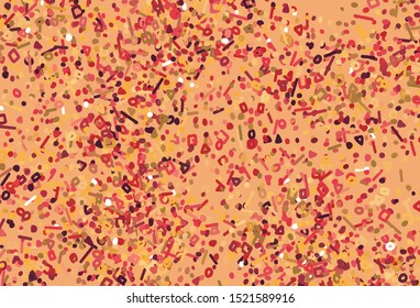 Light Red, Yellow vector background with abstract shapes. Simple colorful illustration with abstract gradient shapes. Best smart design for your business.