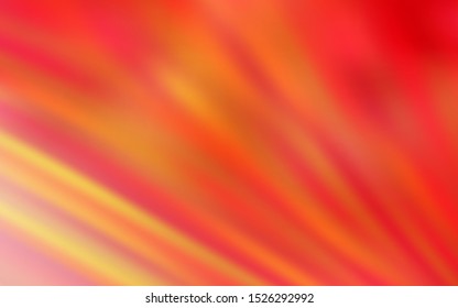 Light Red, Yellow vector background with stright stripes. Blurred decorative design in simple style with lines. Pattern for ads, posters, banners.