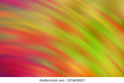 Light Red, Yellow vector background with wry lines. A completely new colorful illustration in simple style. Abstract design for your web site.