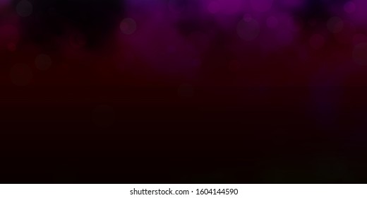 Light Red, Yellow vector background with spots. Abstract decorative design in gradient style with bubbles. Pattern for wallpapers, curtains.