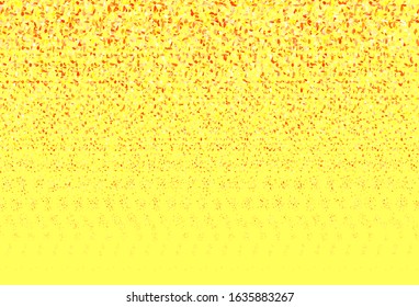 Light Red, Yellow vector background with bubbles. Abstract illustration with colored bubbles in nature style. Pattern for textures of wallpapers.