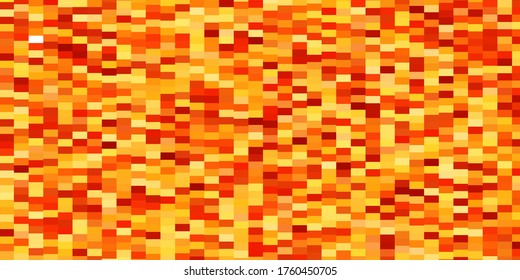 Light Red, Yellow vector background in polygonal style. Rectangles with colorful gradient on abstract background. Pattern for business booklets, leaflets