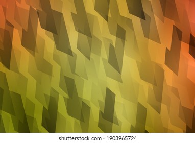 Light Red, Yellow vector background with rectangles. Modern abstract illustration with colorful rectangles. The template can be used as a background.