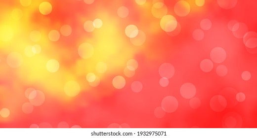 red bubbles background