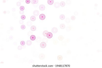 Light Red, Yellow vector background with spots. Beautiful colored illustration with blurred circles in nature style. Pattern for beautiful websites.