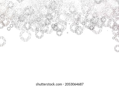 Light Red, Yellow vector background with bubbles. Abstract illustration with colored bubbles in nature style. Pattern for ads, leaflets.