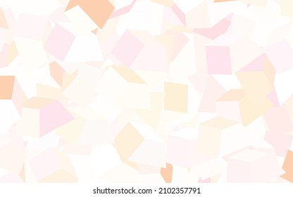 Light Red, Yellow vector background with abstract shapes. Colorful chaotic forms with gradient in modern style. Modern design for your business card.