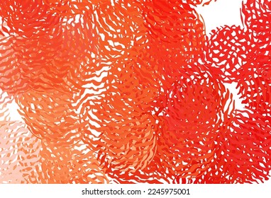 Light Red, Yellow vector background with curved lines. A circumflex abstract illustration with gradient. Pattern for your design.