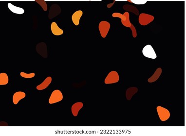 Light Red, Yellow vector background with abstract forms. Decorative design in abstract style with random forms. Elegant design for wallpapers.