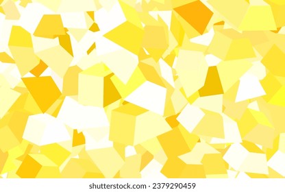 Light Red, Yellow vector background with abstract shapes. Decorative design in abstract style with random forms. Elegant design for wallpapers.