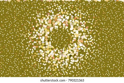 Light Red, Yellow vector background of rectangles and squares. Style quilt and blanket. Geometrical rectangular pattern. Repeating pattern with rectangle shapes.