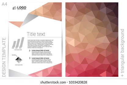 Light Red, Yellow vector  banner for websites. Beautiful colored sample in A4 size. Pattern for beautiful business cards, folders.
