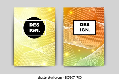 Light Red, Yellow vector banner for websites. Beautiful colored sample in A4 size. Pattern can be used as a template for calendars.