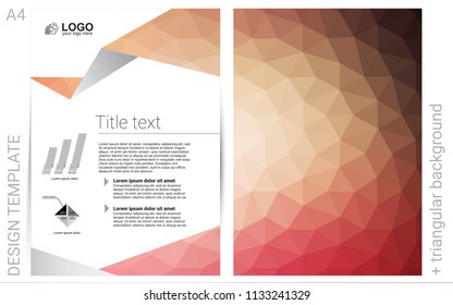 Light Red, Yellow vector  banner for websites. Beautiful colored sample in A4 size. The pattern can be used for any ad, booklets.