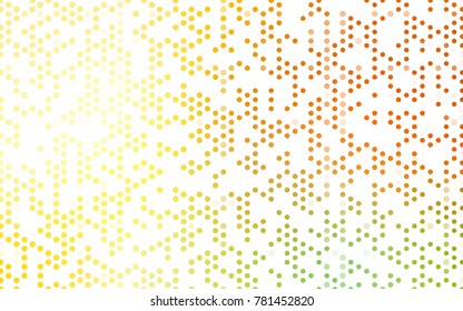 Light Red, Yellow vector red banner with set of circles, dots. Donuts Background. Creative Design Template. Technological halftone illustration. Light Red, Yellow vector red banner with set of circles, dots. Donuts Background. Creative Design Template. Technological halftone illustration.