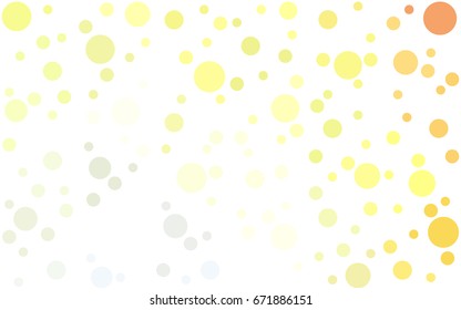 Light Red, Yellow vector banners set of circles, spheres. Abstract spots. Art Background of bubbles in halftone style with colored gradient.
