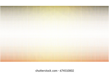 Light Red, Yellow vector banners set of circles, spheres. Abstract spots. Art Background of bubbles in halftone style with colored gradient.