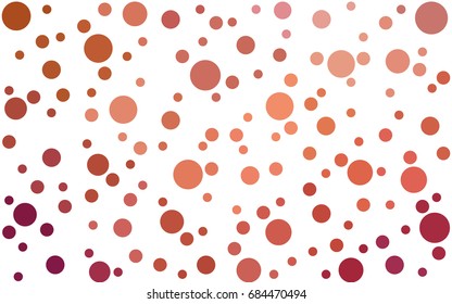 Light Red, Yellow vector banners set of circles, spheres. Abstract spots. Art Background of bubbles in halftone style with colored gradient.