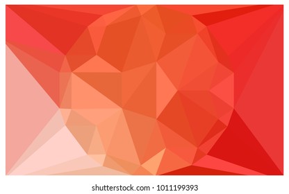 Light Red, Yellow vector Beautiful background with a large diamond.
