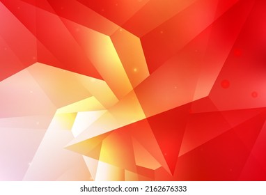 Light Red, Yellow vector Beautiful colored illustration with blurred circles in nature style. Modern abstract illustration with colorful water drops. Modern design for a business card.