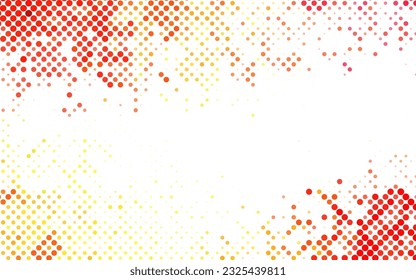 Light Red, Yellow vector Beautiful colored illustration with blurred circles in nature style. Abstract illustration with colored bubbles in nature style. Wallpaper for a cell phone.