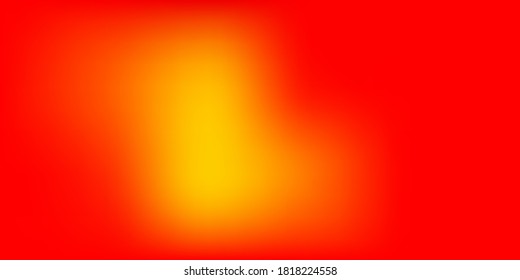 Color rojo claro, patrón de desenfoque vectorial amarillo. Ilustración moderna y elegante con gradiente. Su diseño para aplicaciones.