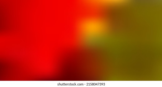 Light red, yellow vector blur backdrop. Blur colorful illustration in brand new style. Landing pages design.