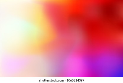 Light Red, Yellow vector blurred and colored backdrop. A vague abstract illustration with gradient. Brand-new design for your business.