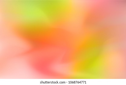 Light Red, Yellow vector blurred shine abstract template. Glitter abstract illustration with an elegant design. The completely new template can be used for your brand book.