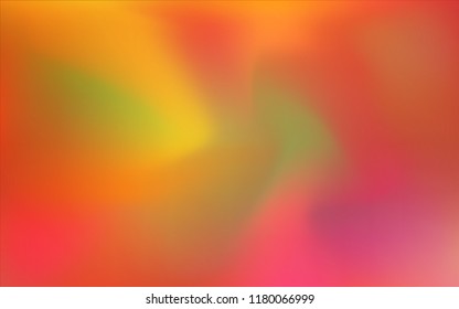 Light Red, Yellow vector blurred shine abstract texture. Shining colored illustration in a brand-new style. The template can be used as a background of a cell phone.