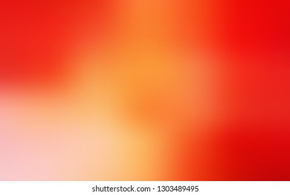 Light Red, Yellow vector blurred bright pattern. Colorful abstract illustration with gradient. Elegant background for a brand book.