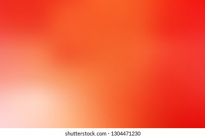 Light Red, Yellow vector blurred bright texture. An elegant bright illustration with gradient. Elegant background for a brand book.