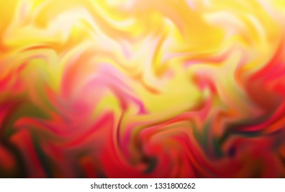 Light Red, Yellow vector blurred shine abstract background. Modern abstract illustration with gradient. Background for designs.