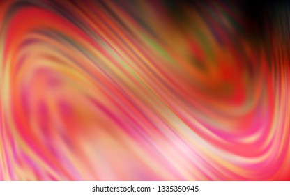 Light Red, Yellow vector blurred bright template. Colorful abstract illustration with gradient. Blurred design for your web site.