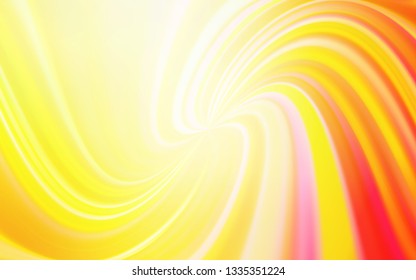 Light Red, Yellow vector blurred shine abstract background. Glitter abstract illustration with gradient design. Smart design for your work.