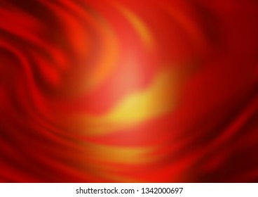 Light Red, Yellow vector blurred shine abstract pattern. An elegant bright illustration with gradient. Brand new style for your business design.