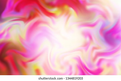 Light Red, Yellow vector blurred template. Shining colored illustration in smart style. Background for a cell phone.