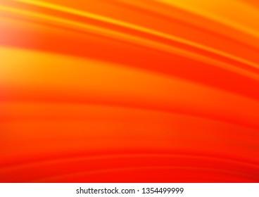 Light Red, Yellow vector blurred shine abstract template. Colorful illustration in blurry style with gradient. Brand new style for your business design.