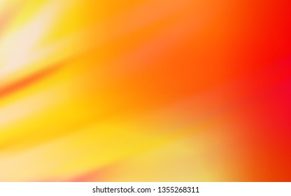 Light Red, Yellow vector blurred bright pattern. Creative illustration in halftone style with gradient. Smart design for your work.