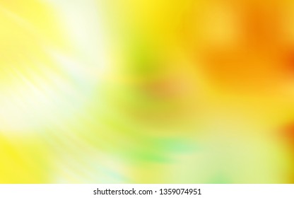Light Red, Yellow vector blurred background. Shining colored illustration in smart style. Completely new design for your business.
