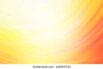 Light Red, Yellow vector blurred shine abstract template. An elegant bright illustration with gradient. Smart design for your work.